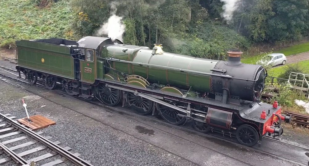 Collett GWR Hall Class 4-6-0 4930 HAGLEY HALL on the SVR heritage line at Bridgnorth September 2024