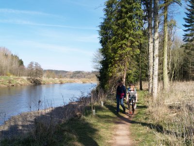 Just at Daleraven Bridge you turn left to walk along the eastern banks of the beautiful River Eden.
