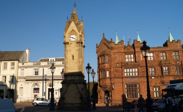 Victorian Clock Tower - Penrith Town, Cumbria, Northern England