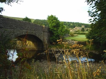 bridge over the River Dee at the foot of Dent village