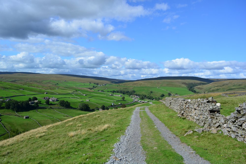 Muker Keld Kisdon Hill circular walk, North Yorkshire, England