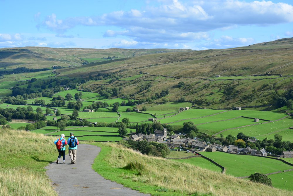 Muker Keld Kisdon Hill circular walk, North Yorkshire, England