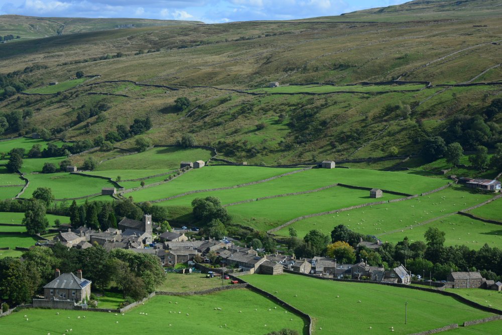 Muker Keld Kisdon Hill circular walk, North Yorkshire, England