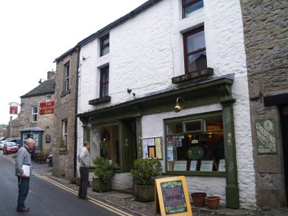 The Retreat cafe which supports animal welfare Grassington, Wharfedale, North Yorkshire Dales National Park, England