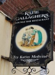 Katies alcoholic medicine at Katie Gallaghers bar restaurant in Bray!
