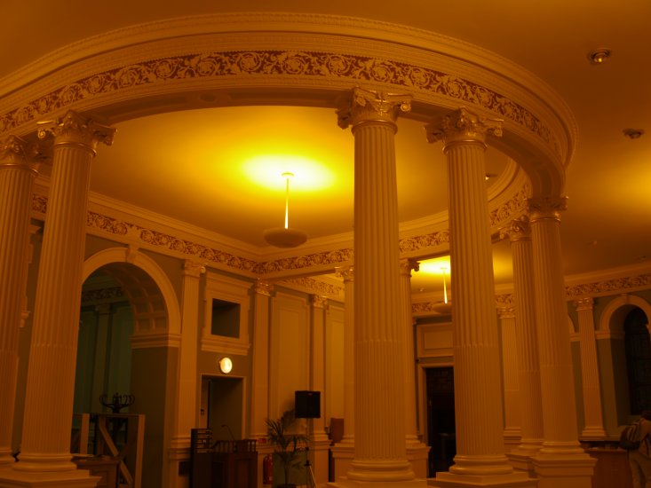 47. The splendid foyer of the National Library of Ireland, Kildare Street, Dublin City centre