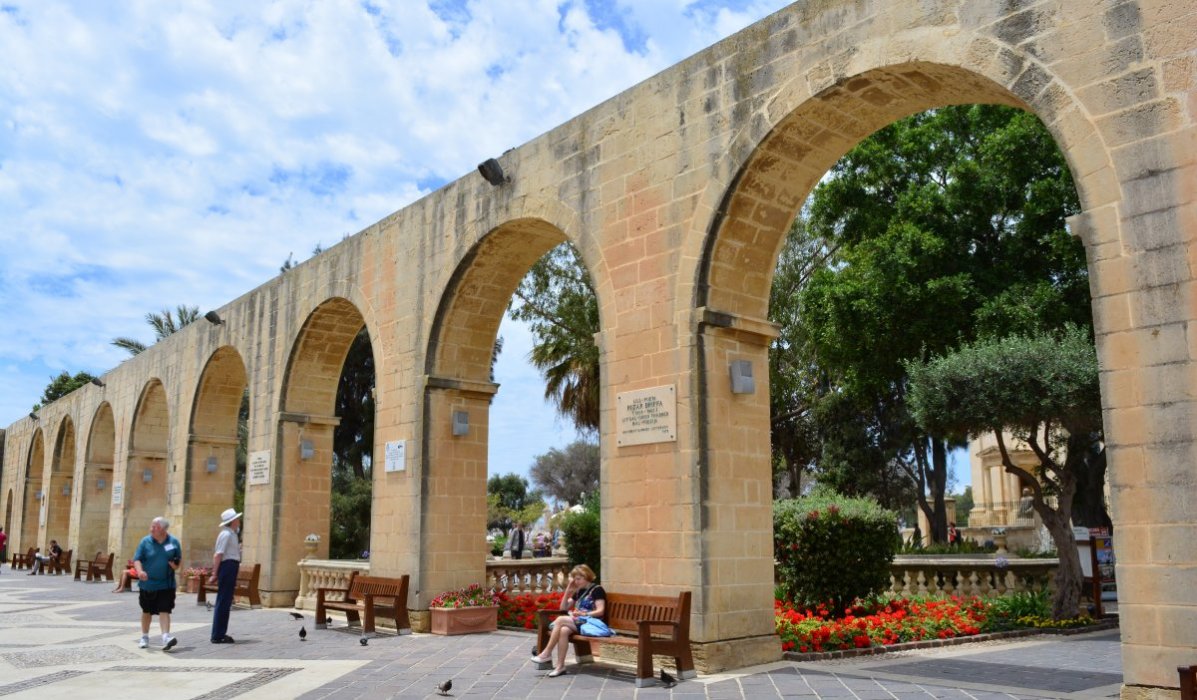 Barrakka Gardens, Valletta, Malta