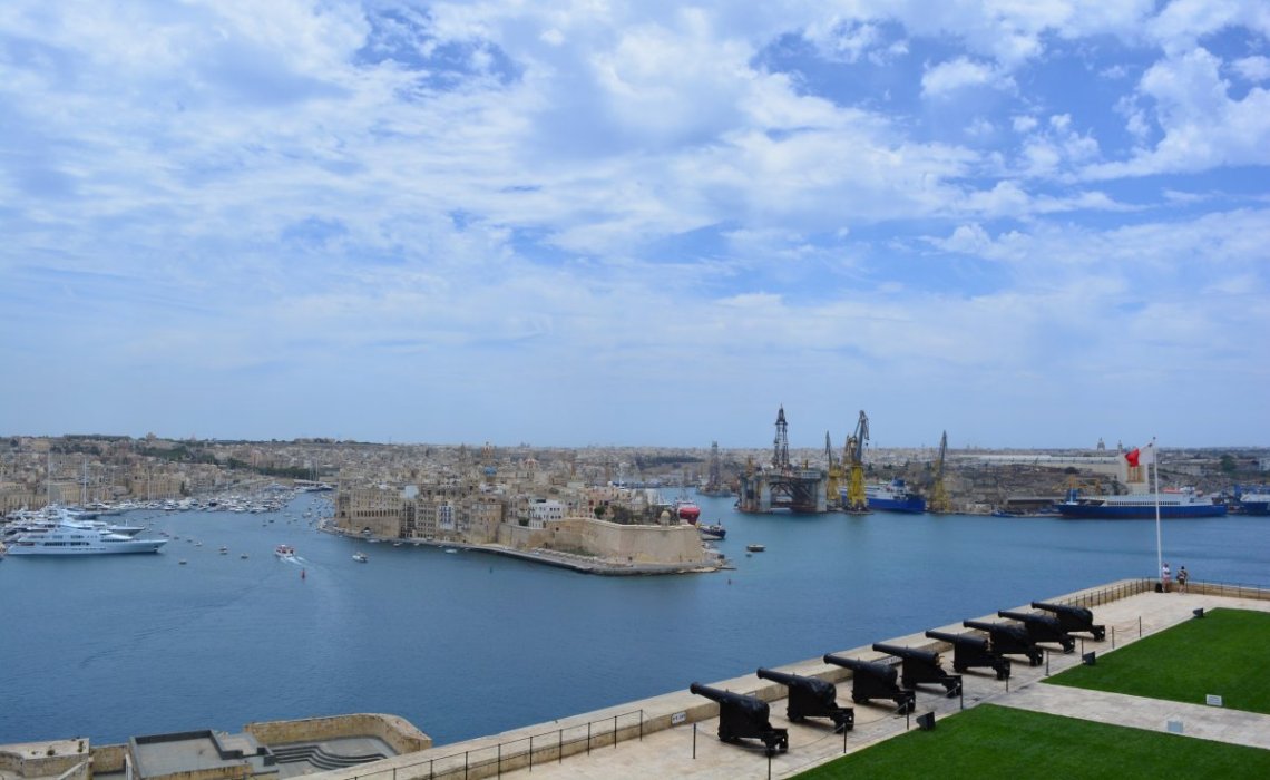 Barrakka Gardens, Valletta, Malta