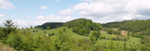 Views at the north end of Riccal Dale.
