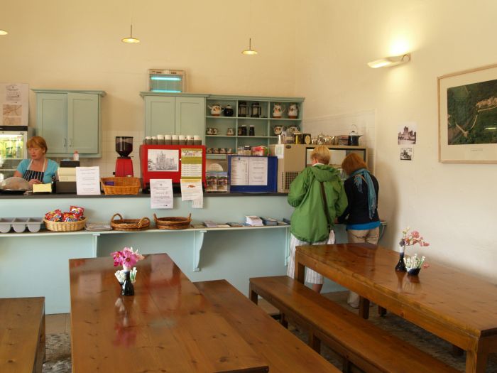 The cafe in Tintern Abbey, Wexford, Ireland