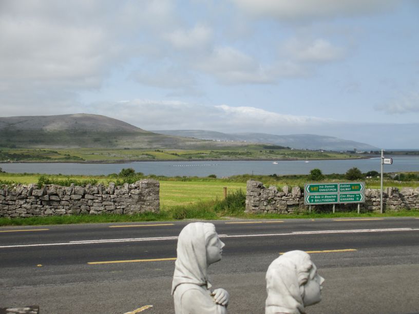 New Quay, Church, ruined Castle, The Burren, Co. Clare