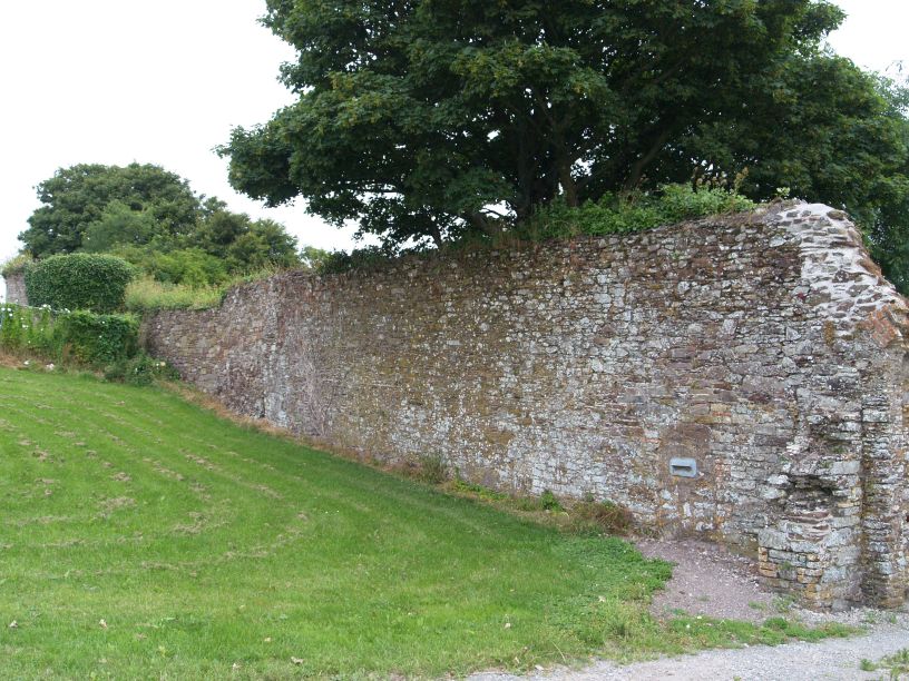 A good tall section of Youghal's town walls. Youghal, Co. West Cork, Ireland