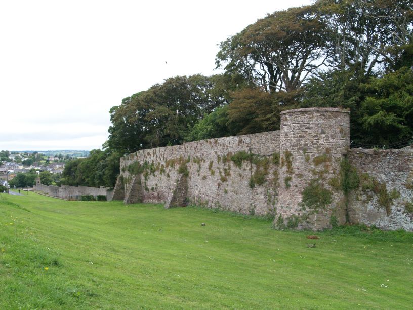 One of the more complete round towers of the walls of Youghal, Co. West Cork, Ireland
