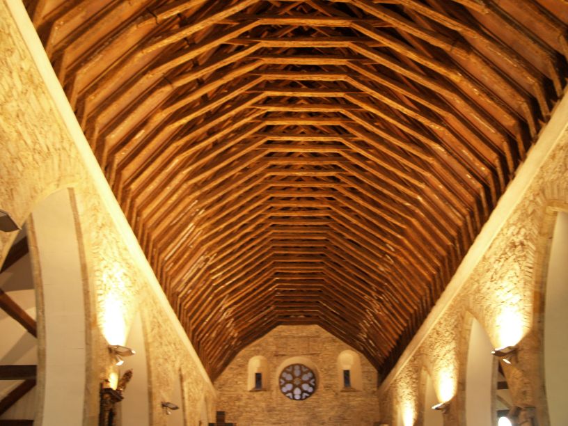 The wooden roof of St Mary's Church Youghal, Co. West Cork, Ireland