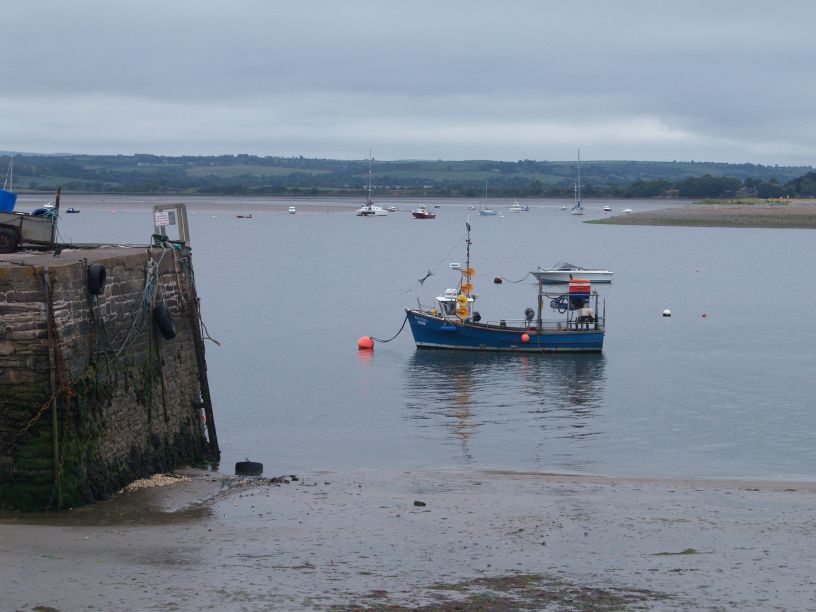 A small fishing boat in Youghal harbour Youghal, Co. West Cork, Ireland