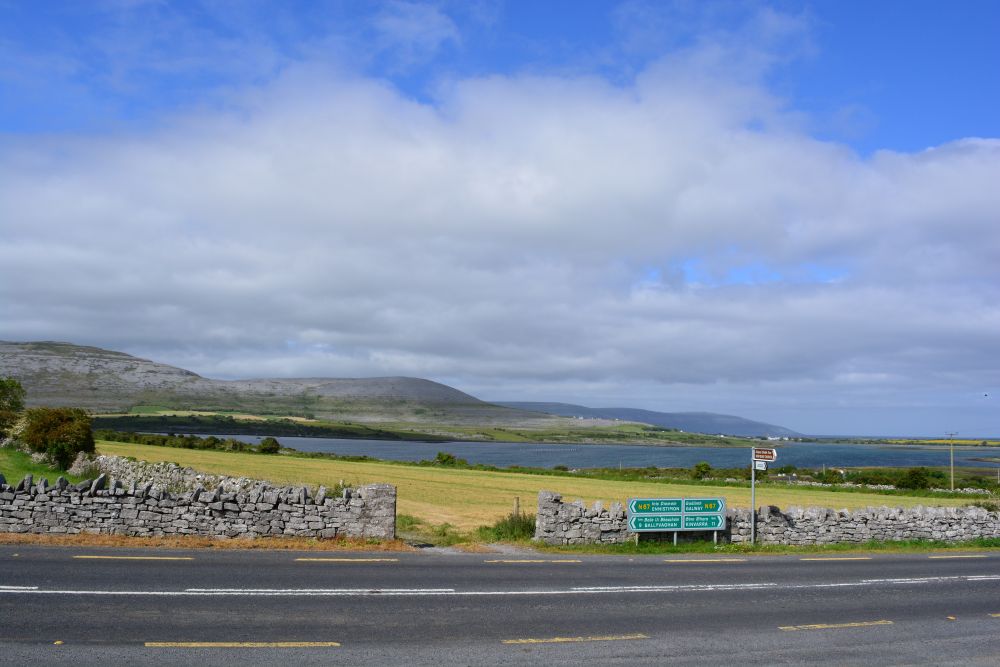 New Quay, Church, ruined Castle, The Burren, Co. Clare