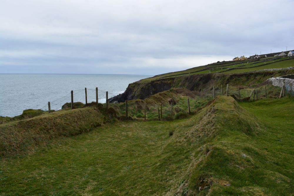Defensive ditch of Dunbeg prehistoric fort