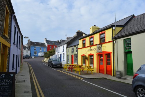 O'Shea's pub in Eyeries village, Beara Peninsula, Ring of Beara, County Cork, Ireland