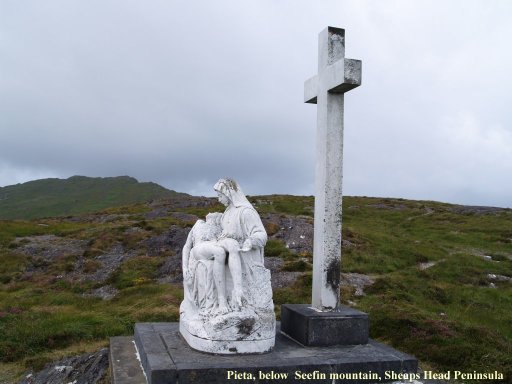 The Pieta below Seefin Mountain on the Sheep's Head Peninsula.