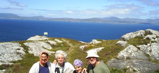 The 'gang', Pam, Phil, Molly and Ian.