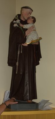 statue of St Anthony - Kilfenora, The Burren, County Clare, West of Ireland
