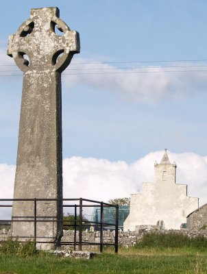 West Cross - St Fachtnan's Cathedral & Crosses, Kilfenora, The Burren, County Clare, West of Ireland