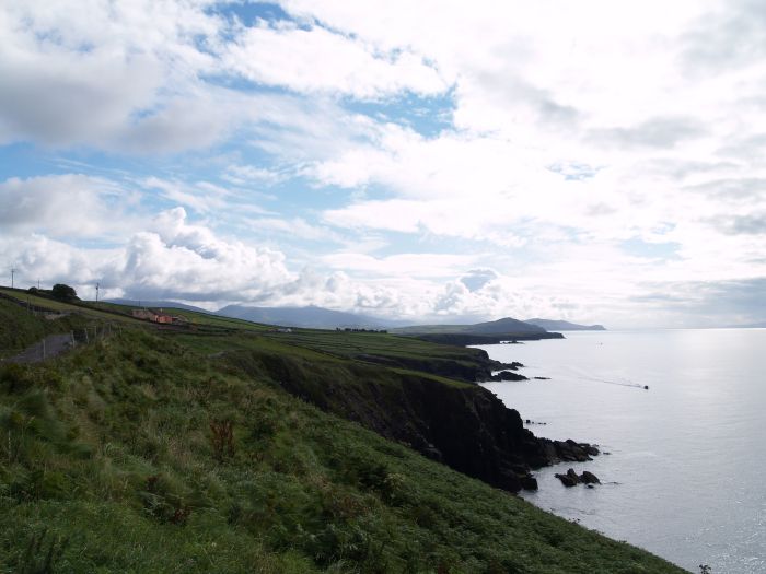 The coastline between Fahan and Slea Head, looking east towards Dingle - Dingle Peninsular, Co. Kerry, West of Ireland