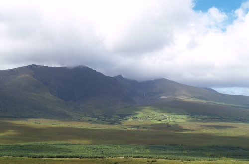 Looking north-west across to the Brandon Mountain range - Dingle Peninsular, Co. Kerry, West of Ireland
