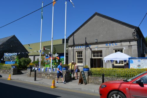 A weekly market of local produce is held in the old concert hall of Thomastown, Co. Kilkenny