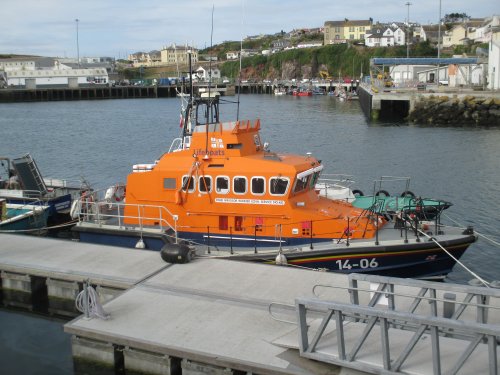 The RNLI lifeboat at Dunmore East Co. Waterford