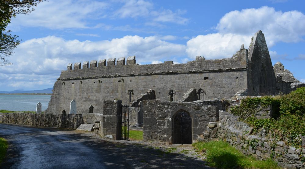 The small Murrisk Abbey Friary of Augustinian friars was founded in 1457 by Hugh O'Malley and dedicated to St Patrick.