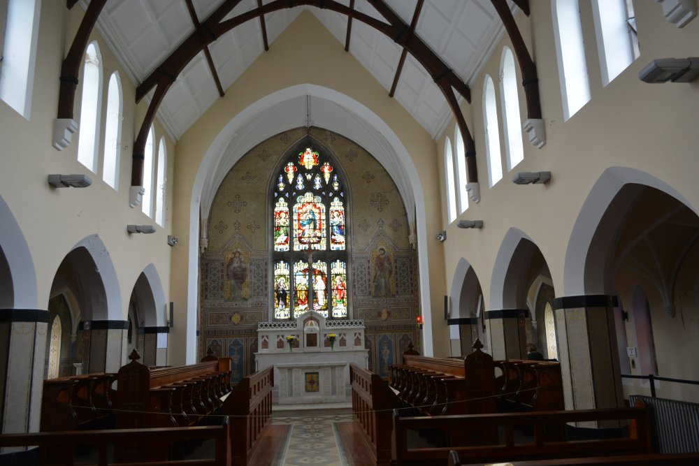 The public church of Mount Melleray Abbey, Co. Waterford, Ireland