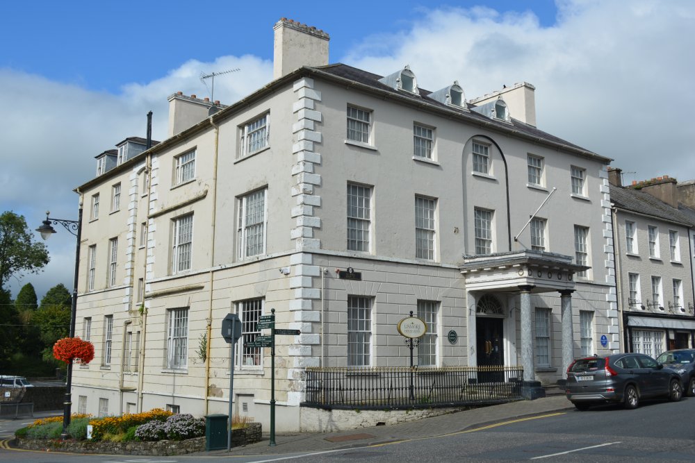 Lismore House Hotel, Main Street, first purpose built hotel in Ireland Town of Lismore, Co. Waterford, Republic of Ireland