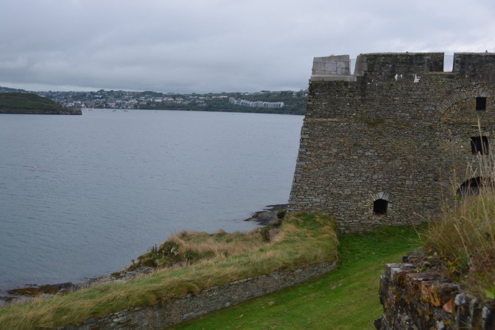 A view towards Kinsale town from the Devil's Bastion of Charles Fort Kinsale Harbour Co. Cork Ireland
