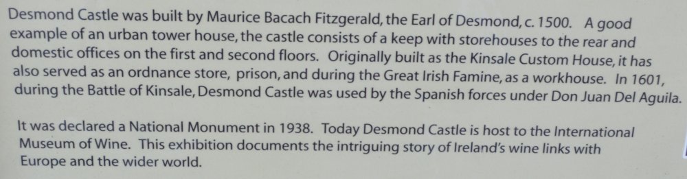 Desmond Castle, Kinsale, Co. Cork, West of Ireland