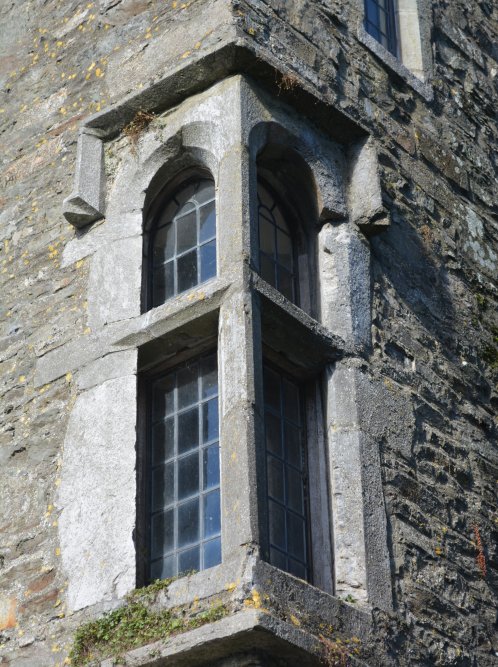 A restored window Desmond Castle, Kinsale, Co. Cork, West of Ireland