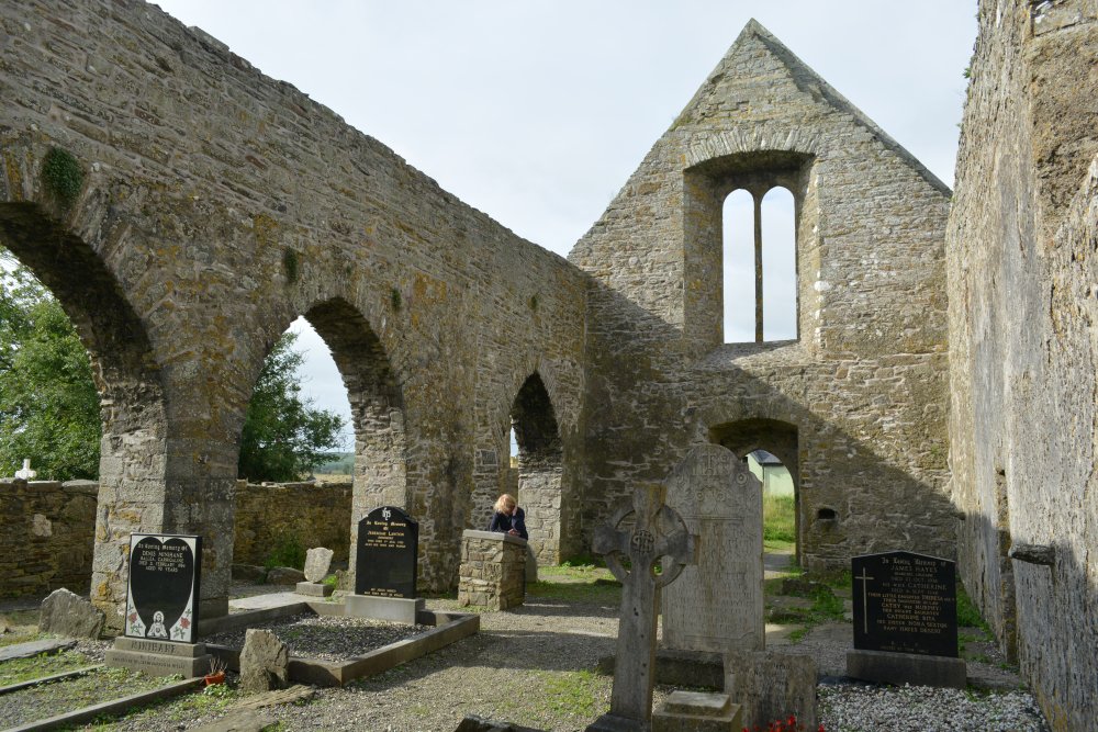 The ruins of Timoleague Friary have been used as a graveyard, both internally and extrnally Timoleague Friary, Co. Cork, West of Ireland