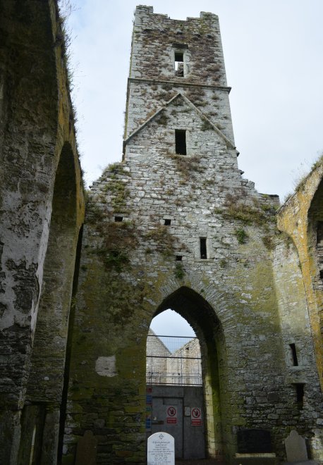 he tower of Timoleague Friary was added in 1495 Co. Cork, West of Ireland