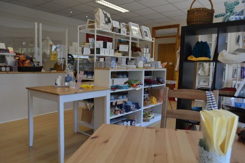 cafe of Butterscotch for gifts and coffee in Thomastown, that functions as an art and crafts shop too! Co. Kilkenny, Ireland