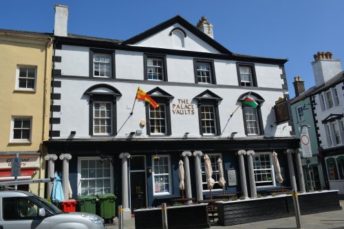 The Palace Vaults pub, Palace Street,   Caernarfon, North Wales