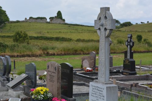 The graveyard cemetery of Burrishoole Abbey Burrishoole Loop Walk from  Newport, Co. Mayo, Ireland
