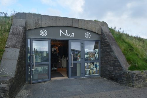 Nua knitware shop sells affordable clothing at the Cliffs of Moher, Co. Clare, Wild Atlantic Way, West of Ireland Coast