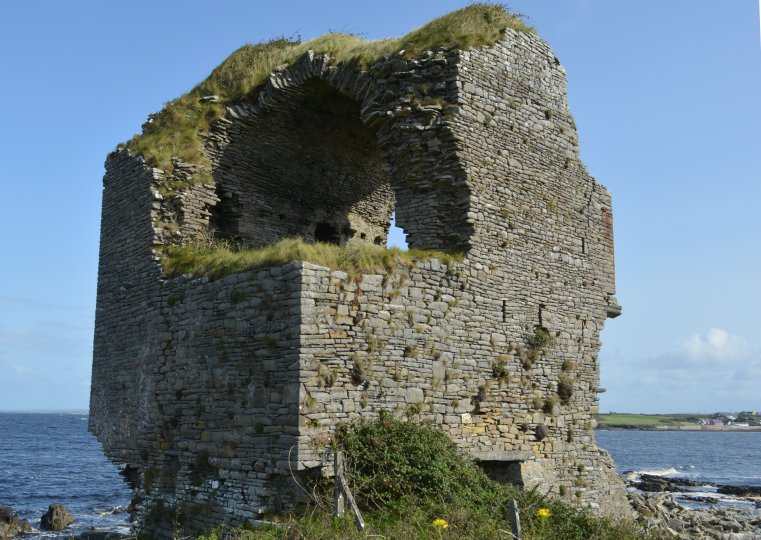 Doonmore Castle near Doonbeg, Co. Clare, West Atlantic Coast of Ireland