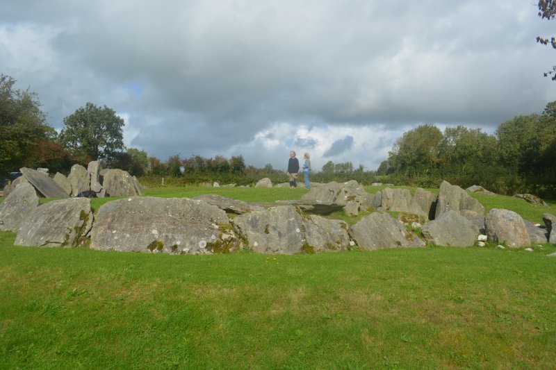 Kerb stones of Knockroe Passage Tomb, Co. Kilkenny, Ireland
