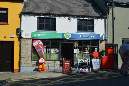 The post office and store on Main Street, Roundstone village Roundstone, Connemara, Co. Galway, Ireland