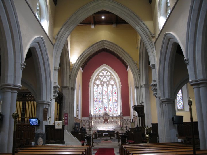 The interior of Kilmore Cathedral, Saint Fethlimidh's Cathedral, Church of Ireland, Diocese of Kilmore, Co. Cavan, Ireland