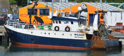 trawler WILMA Dunmore East harbour summer 2025