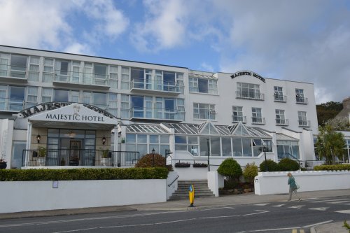 front facade of the Majestic Hotel, Tramore, Co. Waterford, Ireland