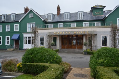 Entrance to Marine Hotel, Sutton Cross, Co. Dublin, Ireland