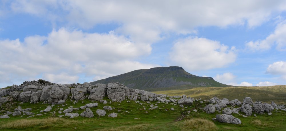 Climbing Pen-y-ghent, walk from Horton-in-Ribblesdale